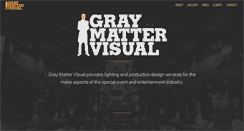 Desktop Screenshot of graymattervisual.com